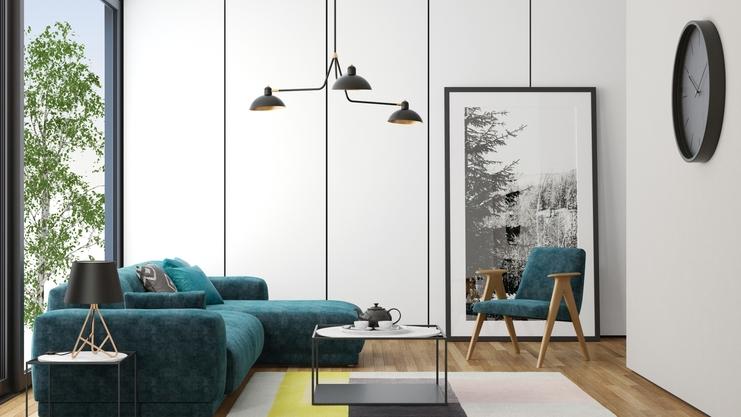 Weißer Wandschrank für Ihr Wohnzimmer